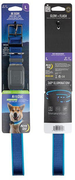 NiteDog Dog Light Collar - Medium