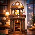 Observatory – 3D wooden puzzle kit, HiNooki (image 1)