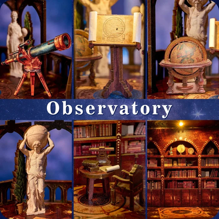 Observatory – 3D wooden puzzle kit, HiNooki (image 3)