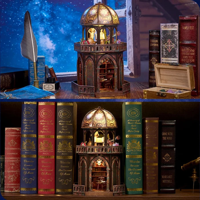Observatory – 3D wooden puzzle kit, HiNooki (image 8)