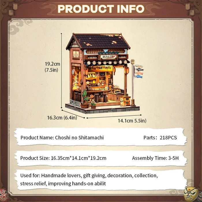 Old Town Choshi – DIY book nook kit, HiNooki (image 5)