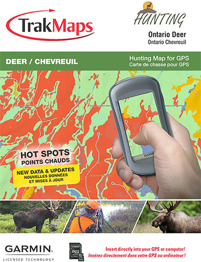Ontario Hunting Map for GPS - Deer