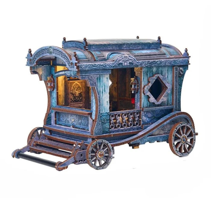 HiNooki - Onyx Dragon Carriage3D Wooden Puzzles