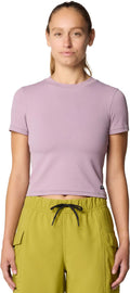 Peak Knit Crop T-Shirt - Women's