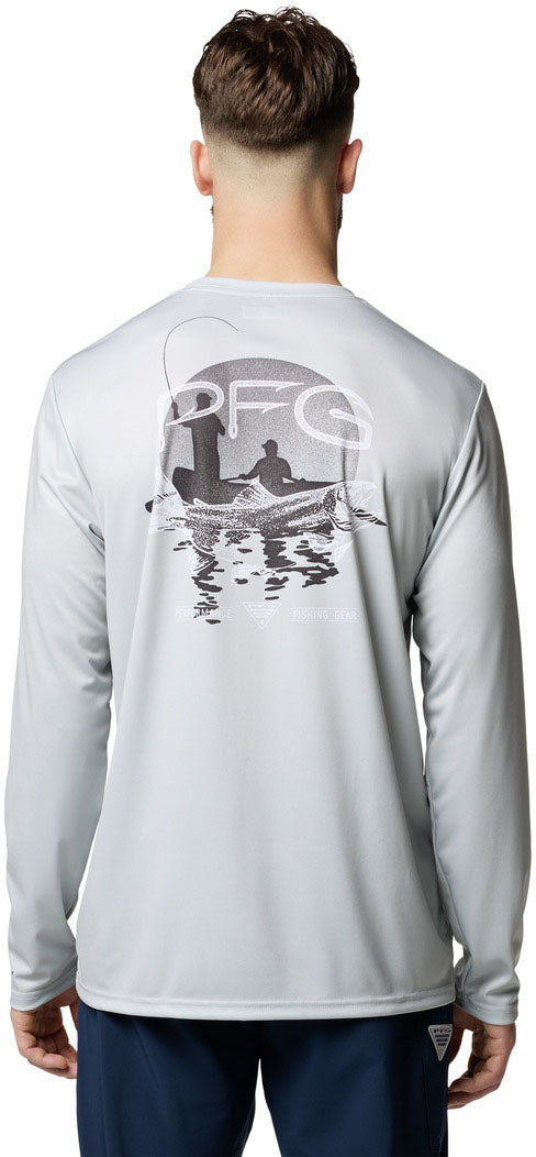 PFG Terminal Tackle Tarpon Rise Fishing Long Sleeve T-Shirt - Men's