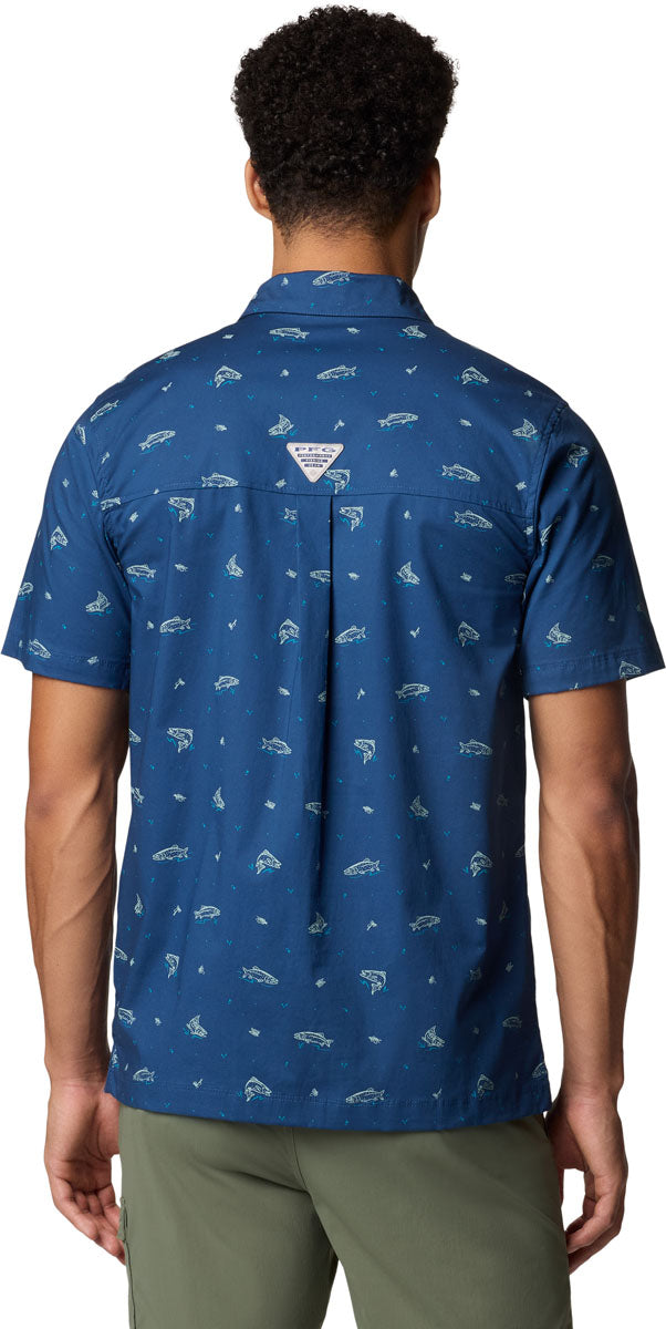 PFG Wild Cast Camp Short Sleeve Shirt - Men's