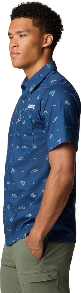 PFG Wild Cast Camp Short Sleeve Shirt - Men's