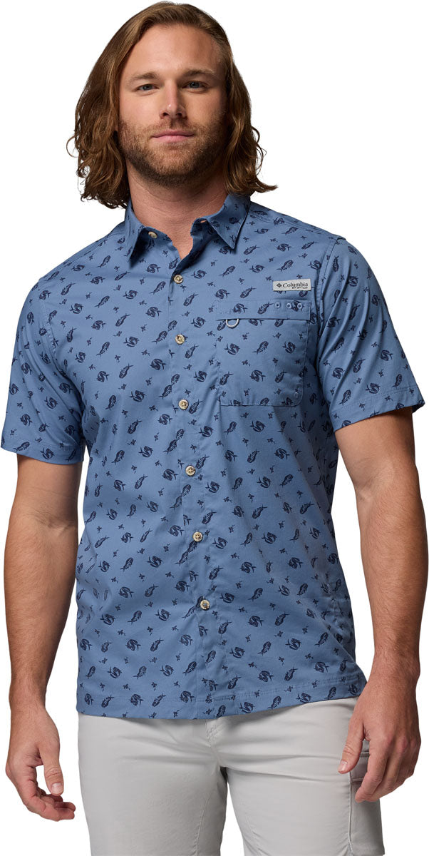 PFG Wild Cast Camp Short Sleeve Shirt - Men's