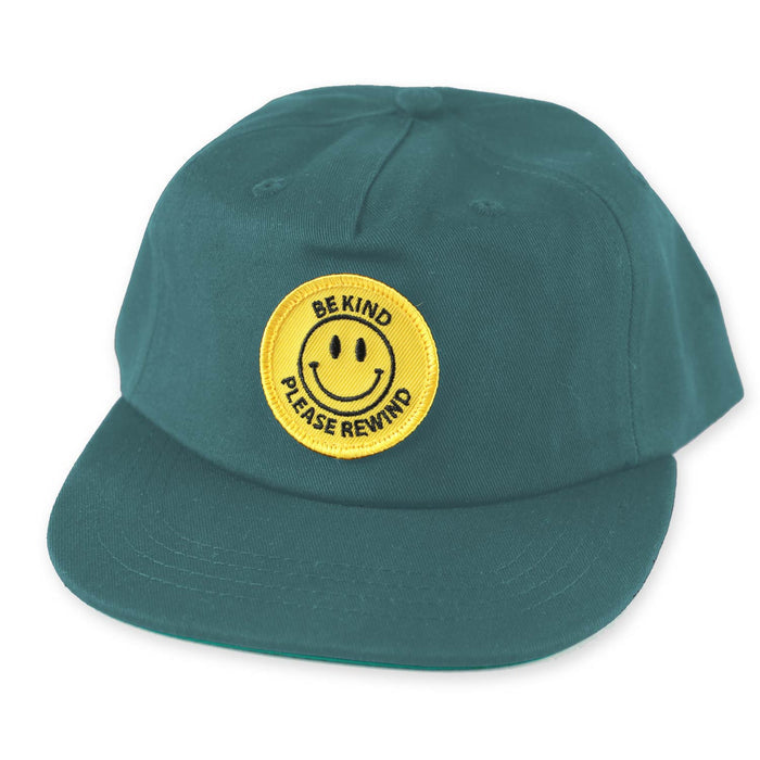 Picture Show Skateboards Be Kind Rewind Snapback Short Brim Hat Teal
