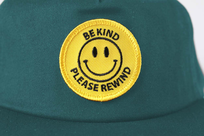 Picture Show Skateboards Be Kind Rewind Snapback Short Brim Hat Teal