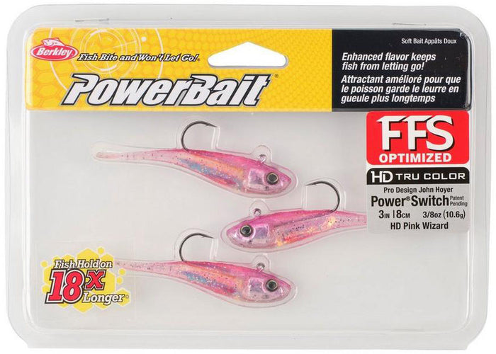 Powerbait Power Switch Rigged Soft Swimbait - 3/8 oz. - 3/PK