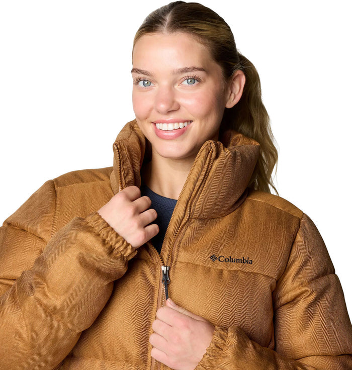 Puffect Herringbone Winter Jacket - Women's