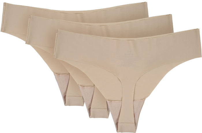 Pure Stretch No-Show Thong - Women's - 3/PK