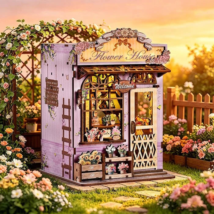 HiNooki - Quiet Corner Flower RoomBook Nook