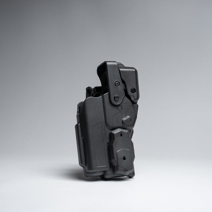 level 3 gun holsters for Glock firearms with compact light