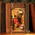 Retro Bookstore – DIY book nook kit, HiNooki (image 1)