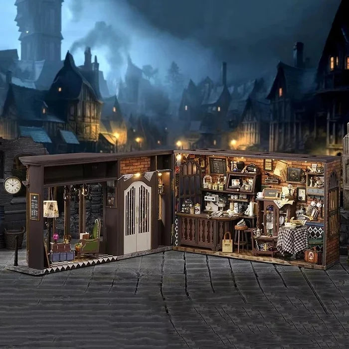 Retro Magic Coffee Shop – DIY miniature house kit, HiNooki (image 5)