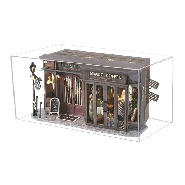 Retro Magic Coffee Shop – DIY miniature house kit, HiNooki (image 7)