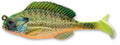 Rigged Soft Swimbait Structure Gill - 2.4 in. - 1/PK