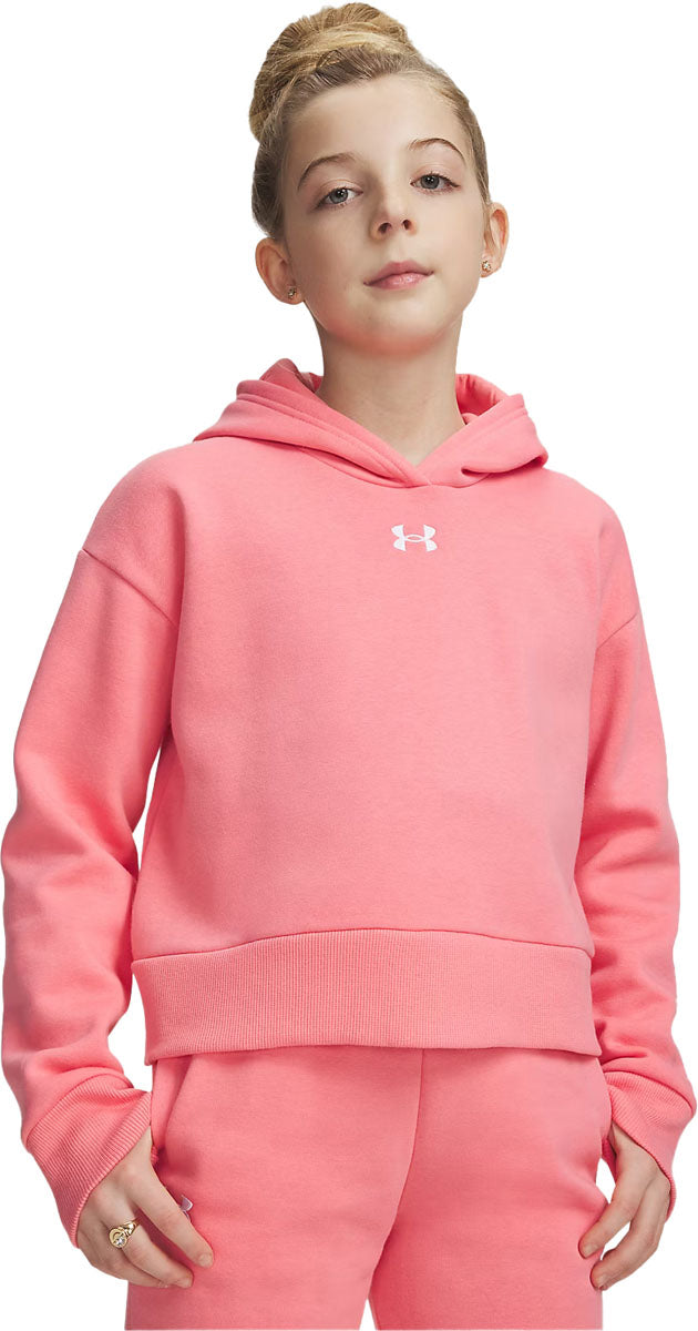 Rival Fleece Crop Pullover Hoodie - Girls'