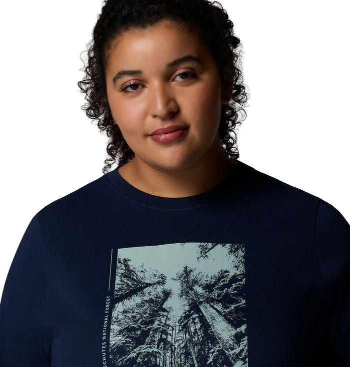Rolling Bend Graphic Long Sleeve T-Shirt - Women's - Plus Size