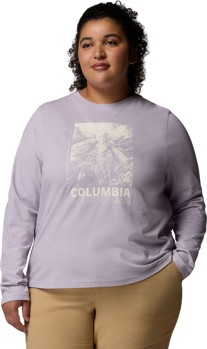 Rolling Bend Graphic Long Sleeve T-Shirt - Women's - Plus Size