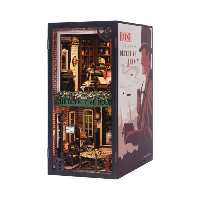 Rose Detective Agency – DIY book nook kit, HiNooki (image 8)