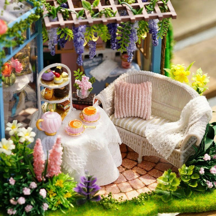 Rose Garden Tea House – DIY miniature house kit, HiNooki (image 4)