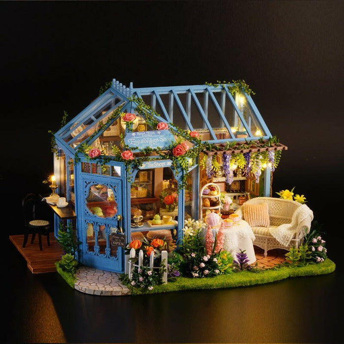 Rose Garden Tea House – DIY miniature house kit, HiNooki (image 6)