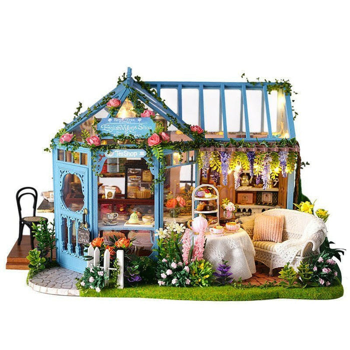 Rose Garden Tea House – DIY miniature house kit, HiNooki (image 7)