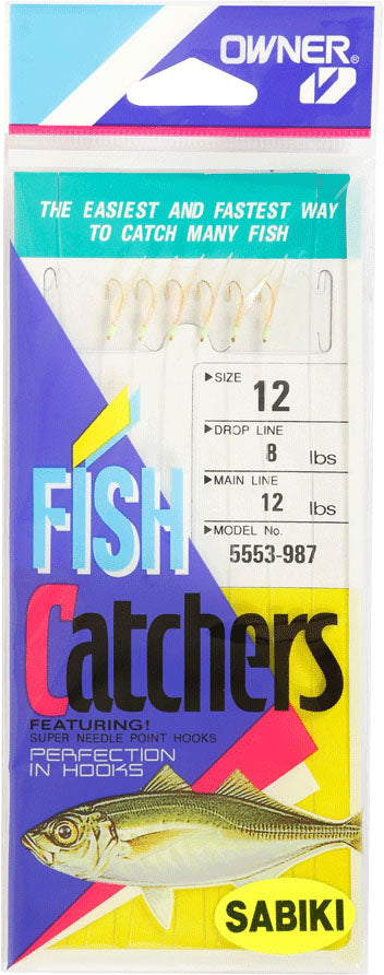 Sabiki Snell Hook - Gold Rainbow Skin - 7/PK
