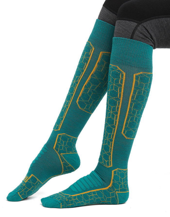 Ski+ Medium Alpine Geo Socks - Women's
