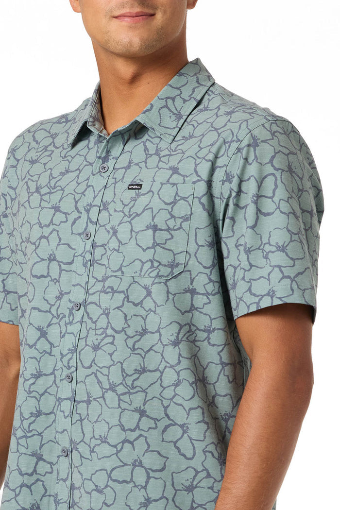 Slub Relaxed Short Sleeve Shirt - Men's Shirt