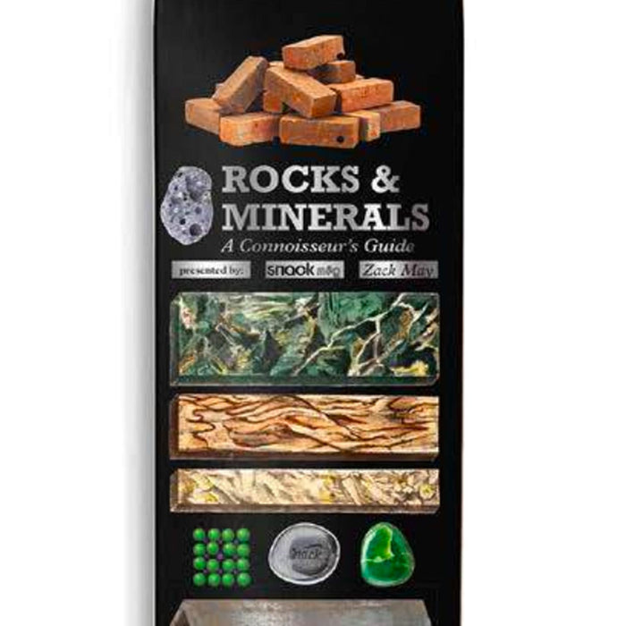Snack Zack May Rocks & Minerals Skateboard Deck