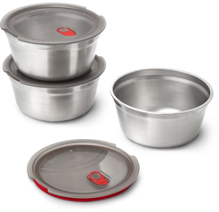 Stainless Steel 3-in-1 Food Container - Large