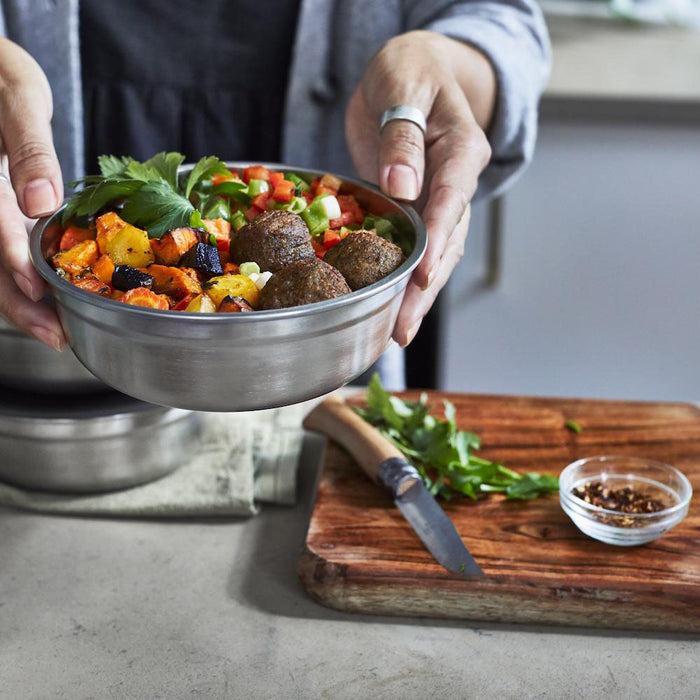Stainless Steel 3-in-1 Food Container - Small