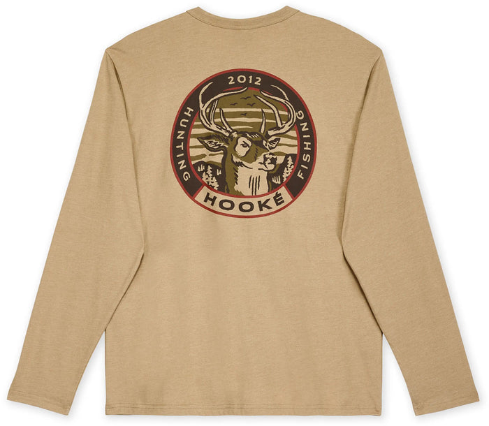 Staring Deer Long Sleeve T-Shirt - Men's