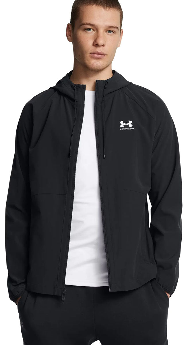 Stretch Woven Windbreaker Jacket - Men's