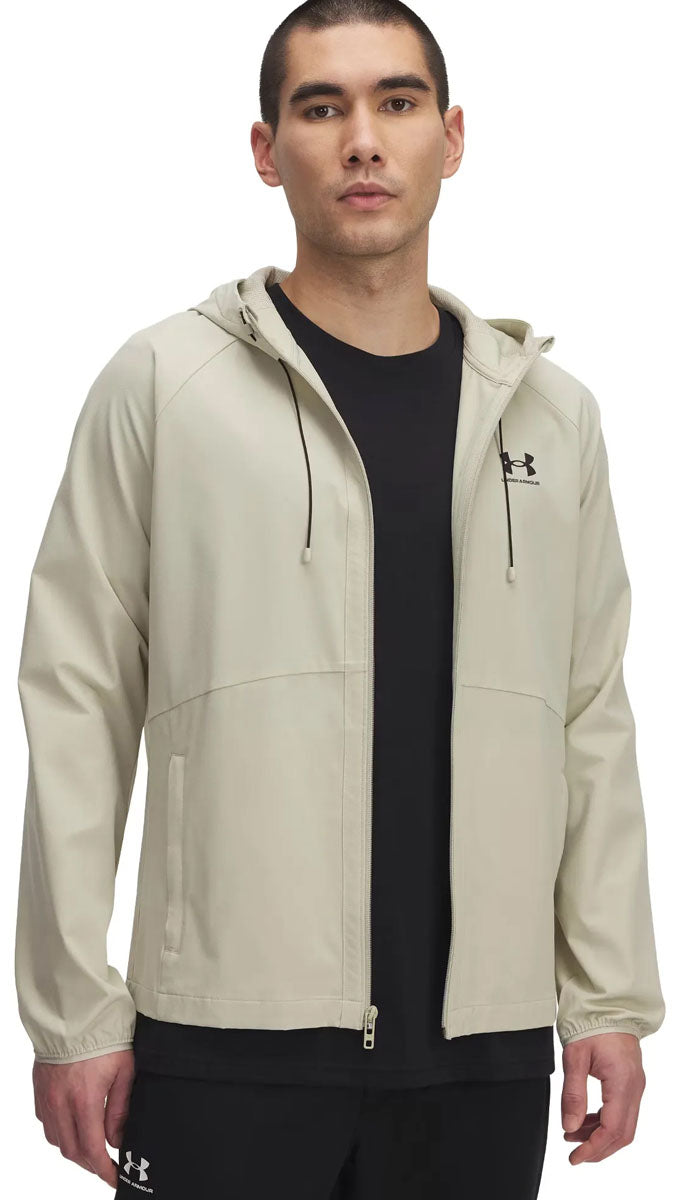 Stretch Woven Windbreaker Jacket - Men's
