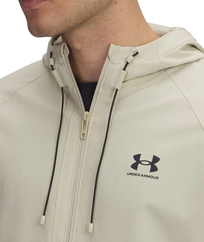 Stretch Woven Windbreaker Jacket - Men's