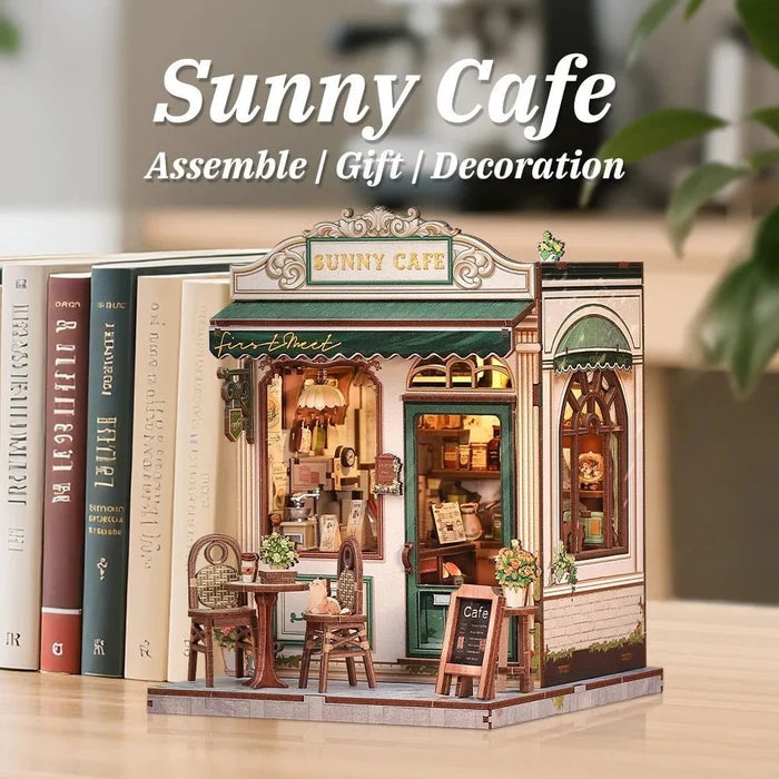 Sunny Cafe – DIY book nook kit, HiNooki (image 3)