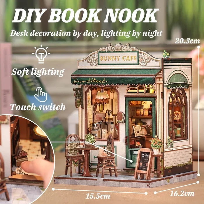 Sunny Cafe – DIY book nook kit, HiNooki (image 4)