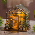 Sunshine Flower House – DIY miniature house kit, HiNooki (image 1)