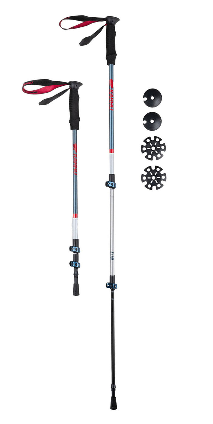 Telescopic Walking Poles - 2 pcs