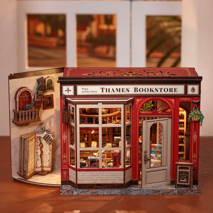 Thames Bookstore – DIY book nook kit, HiNooki (image 1)
