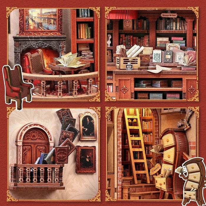 Thames Bookstore – DIY book nook kit, HiNooki (image 2)