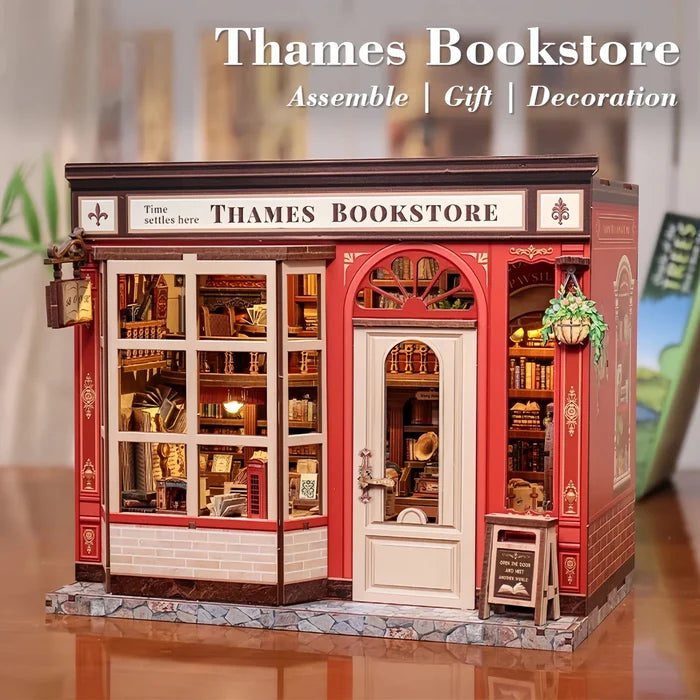 Thames Bookstore – DIY book nook kit, HiNooki (image 4)