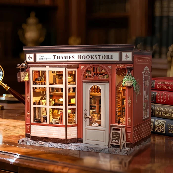 Thames Bookstore – DIY book nook kit, HiNooki (image 7)