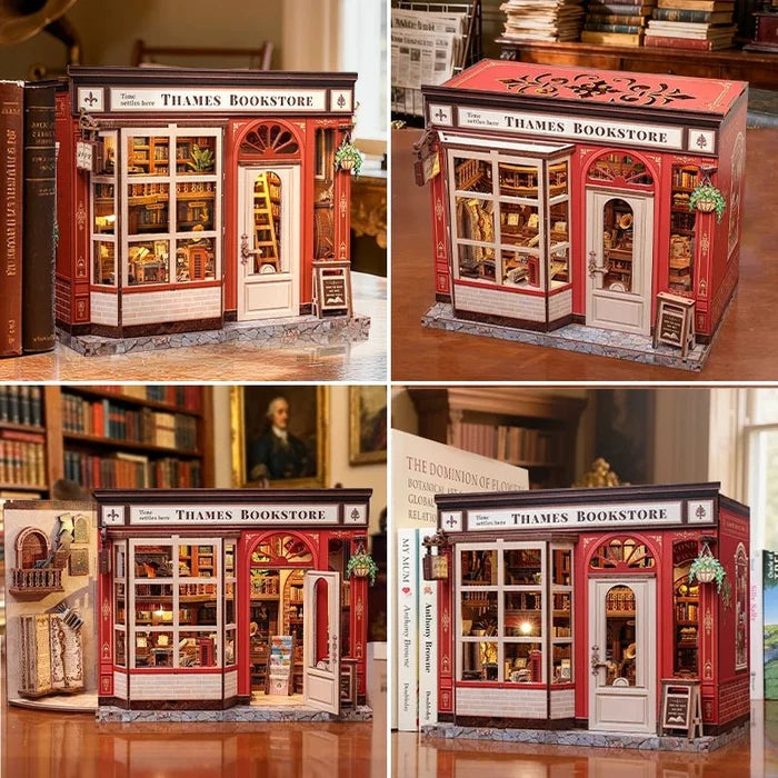 Thames Bookstore – DIY book nook kit, HiNooki (image 8)