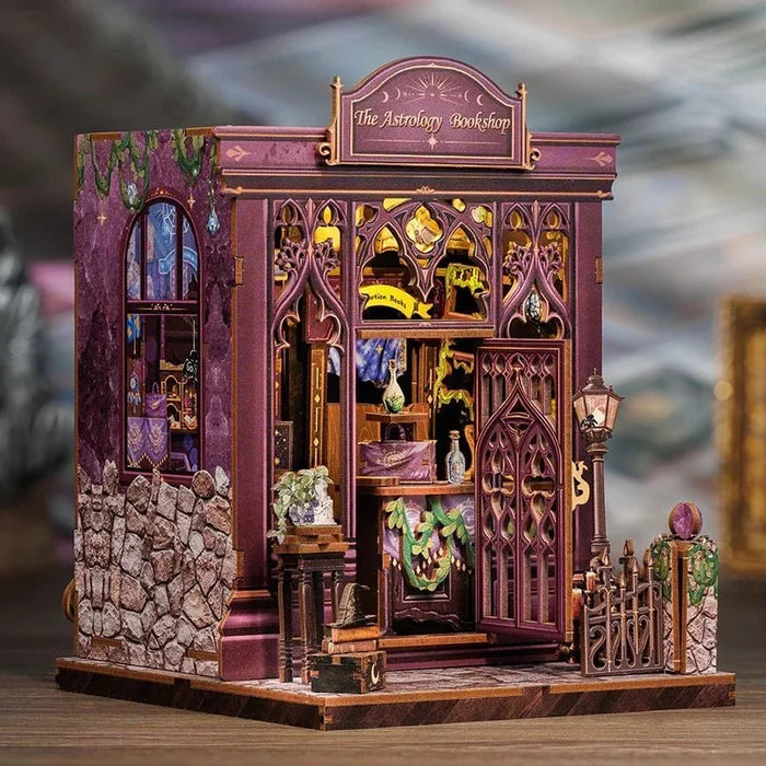 The Astrology Bookshop – DIY book nook kit, HiNooki (image 1)